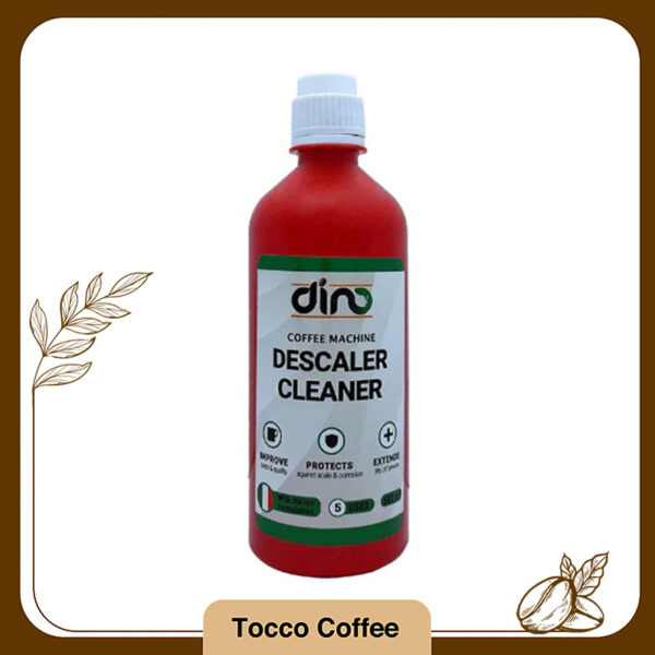 محلول جرم گیر دستگاه اسپرسوساز دینو- مدل descaler cleaner